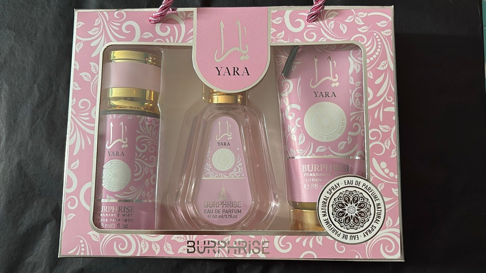 Pack perfume Yara Rosa