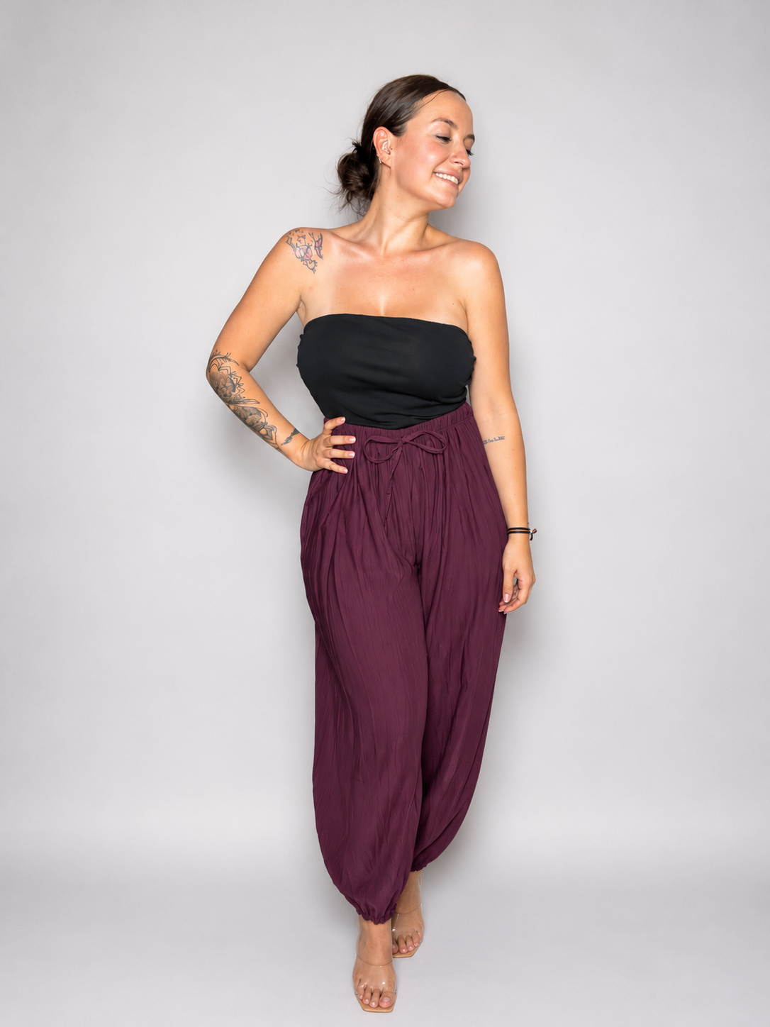Pantalón Bombacho Lino