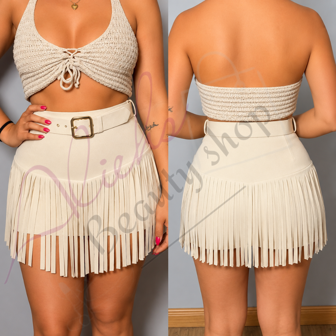 Falda Pantalón Flecos