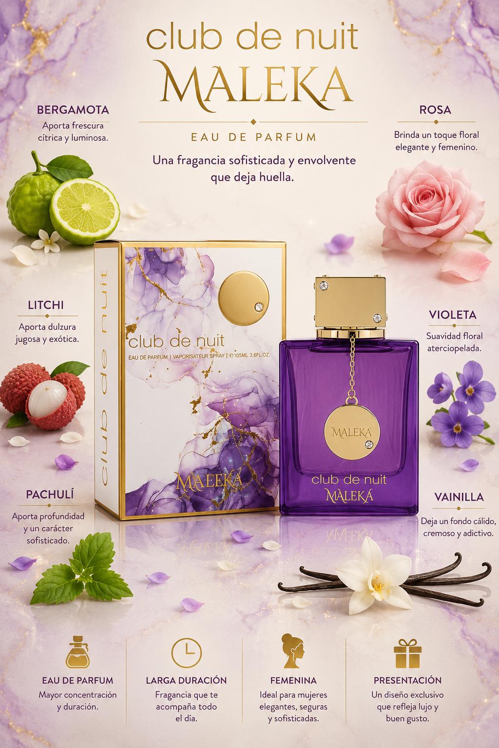 Perfume Club De Nuit Maleka 100 ML