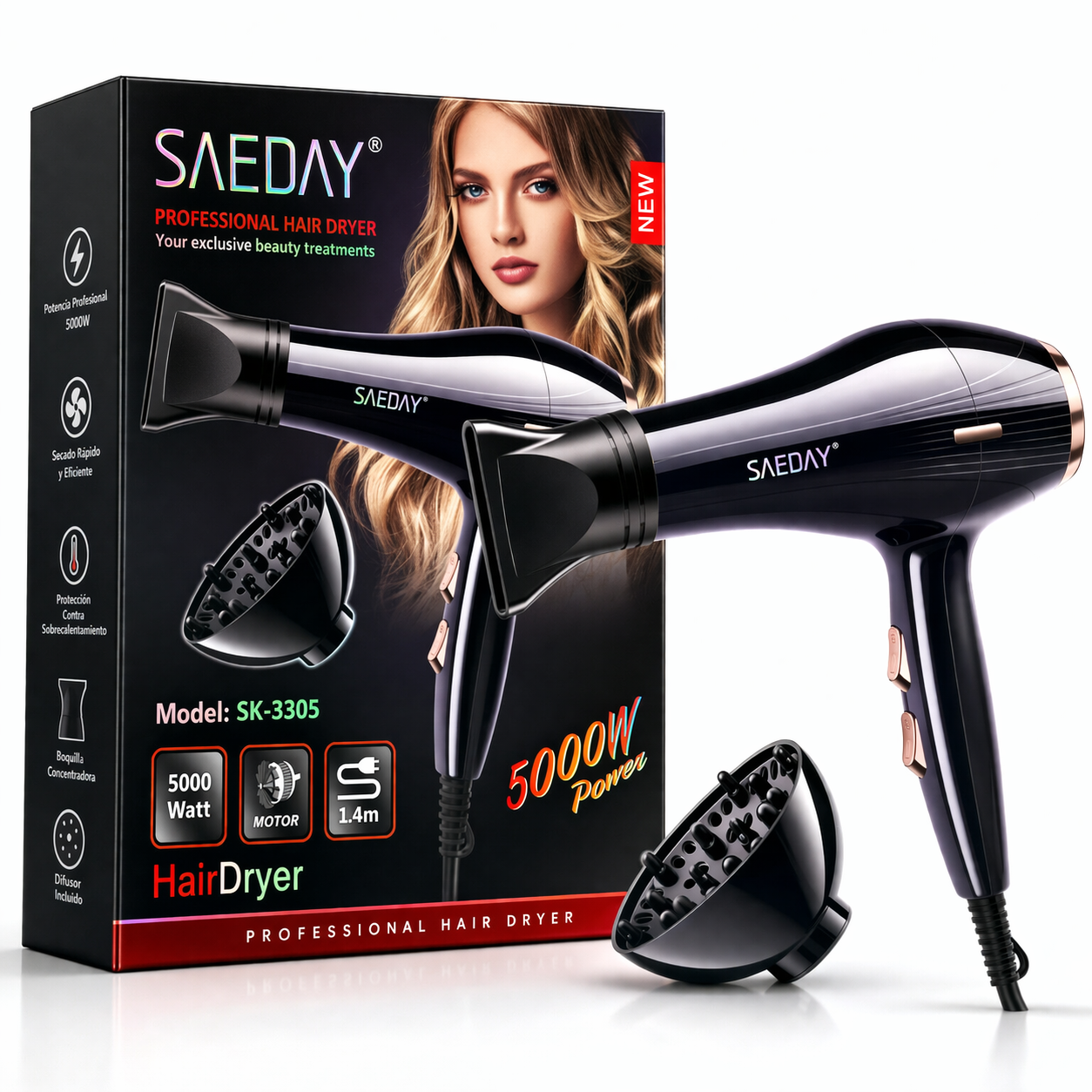 Secador 5000W